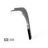 Dent de herse rotative droite adaptable pour herse Lemken réf 33710011