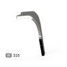 Dent de herse rotative droite adaptable pour herse Lemken réf 3377058