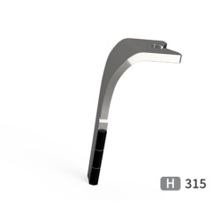 Dent de herse rotative gauche adaptable pour herse Lemken réf 3377059