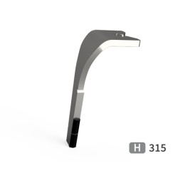 Dent de herse rotative gauche adaptable pour herse Lemken réf 3377059
