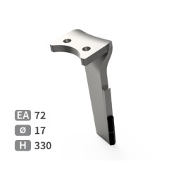 Dent de herse rotative droite adaptable pour herse Niemeyer réf 34826