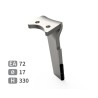 Dent de herse rotative droite adaptable pour herse Niemeyer réf 34826