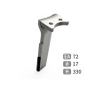 Dent de herse rotative gauche adaptable pour herse Niemeyer réf 34825