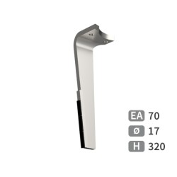 Dent de herse rotative gauche adaptable pour herse Rabewerk réf 8423.18.03