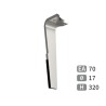 Dent de herse rotative gauche adaptable pour herse Rabewerk réf 8423.18.03
