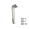 Dent de herse rotative gauche adaptable pour herse Rabewerk réf 8423.18.03