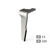 Dent de herse rotative gauche adaptable pour herse Vicon réf FE7U00040