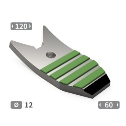 Soc carbure adaptable pour déchaumeur Carré réf 50316901