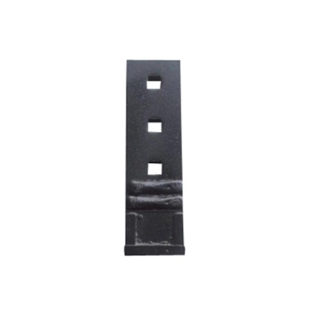Plaque carbure et rechargement adaptable pour déchaumeur Horsch réf 310092