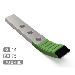 Soc carbure adaptable pour déchaumeur Kirpy réf DM 60483