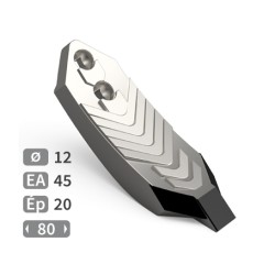 Soc carbure adaptable pour déchaumeur Kuhn réf 221540