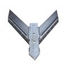 Sabot carbure adaptable pour déchaumeur Actisol réf 19300011