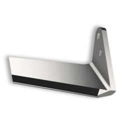 Aileron droit de déchaumeur carbure adaptable Unia réf CROSS