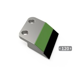 Bord d attaque gauche 2 trous avec adaptable pour déchaumeur Agrisem réf TCS