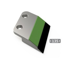 Bord d attaque gauche 2 trous avec adaptable pour déchaumeur Agrisem réf 28132