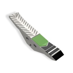 Sabot carbure adaptable pour décompacteur Bednar réf KM060197
