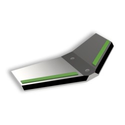 Aileron carbure et rechargement adaptable pour déchaumeur Lemken réf 3374340