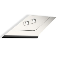 Aileron gauche carbure adaptable pour déchaumeur Razol réf 14537