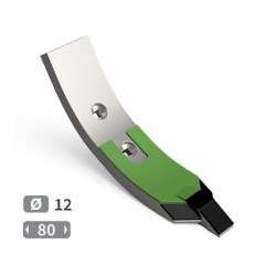 Soc carbure adaptable pour déchaumeur Kongskilde réf 101003120