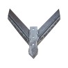 Sabot carbure adaptable pour déchaumeur Actisol réf 19300013