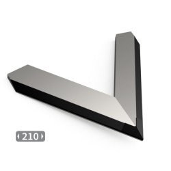 Mise triangulaire pour aileron de bineuse toutes marques