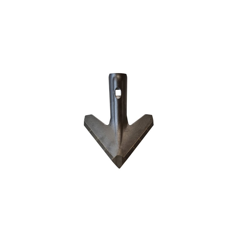 Aileron triangulaire carbure adaptable pour déchaumeur Kuhn réf H2243170