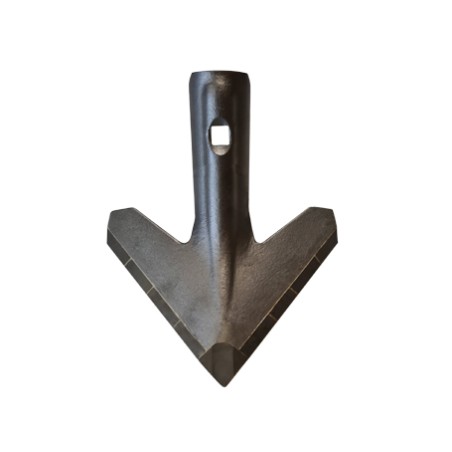 Aileron triangulaire carbure adaptable pour déchaumeur Kuhn réf H2243170