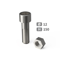 Boulon tête cylindrique hexagonale 6 pans creuse Tchc réf 371150