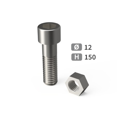 Boulon tête cylindrique hexagonale 6 pans creuse Tchc réf 371150