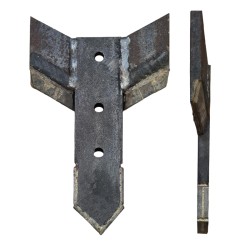 Sabot carbure adaptable pour déchaumeur Actisol réf 19300004