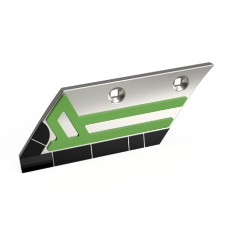 Soc carbure gauche adaptable pour charrue Lemken réf 3363729