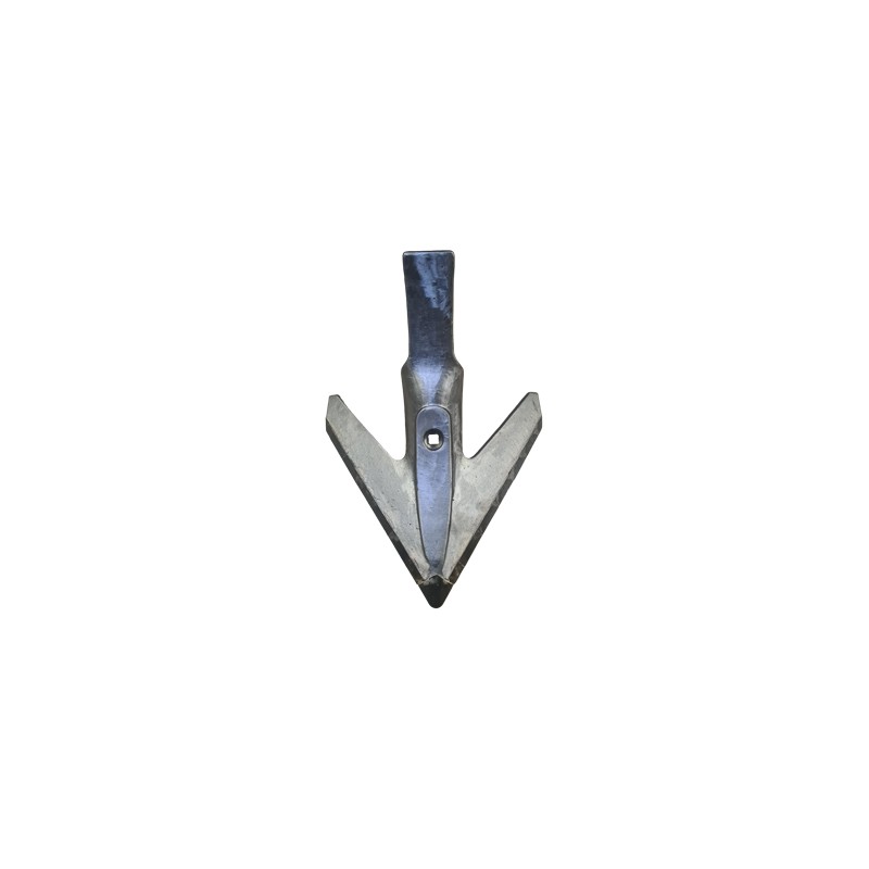 Aileron scalpeur carbure adaptable pour déchaumeur Lemken réf 33710042