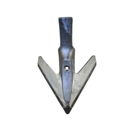 Aileron scalpeur carbure adaptable pour déchaumeur Lemken réf 33710042