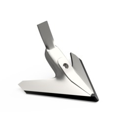 Aileron scalpeur carbure adaptable pour déchaumeur Lemken réf 33710042