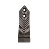 Pointe carbure adaptable pour déchaumeur Kuhn réf 221540