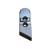 Pointe carbure droite adaptable pour charrue Ovlac réf G64000330