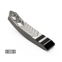 Pointe carbure adaptable pour déchaumeur Kuhn réf H2225650