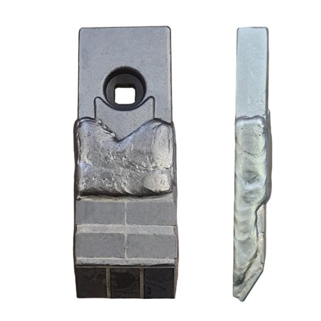 Pointe carbure adaptable pour décompacteur Lemken réf 3371690