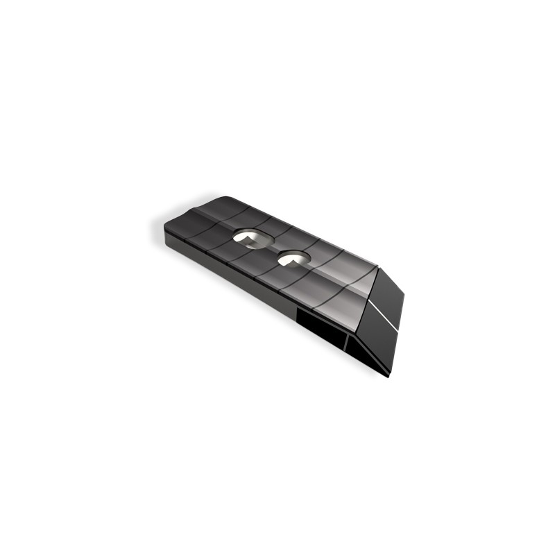 Pointe carbure gauche adaptable pour charrue Rabewerk réf MP 332 L