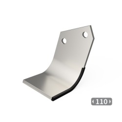 Lame carbure gauche adaptable pour cultivateur Kongskilde réf 109960V