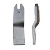 Pièce gauche carbure adaptable pour cultivateur rotatif Kuhn réf K1602800