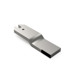 Pièce gauche carbure adaptable pour cultivateur rotatif Kuhn réf K1602800