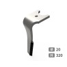 Dent de herse rotative gauche adaptable pour herse Kuhn réf K2500090