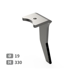 Dent de herse rotative droite adaptable pour herse Amazone réf 967495