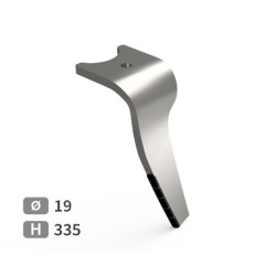 Dent de herse rotative droite adaptable pour herse Amazone réf 962337