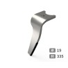 Dent de herse rotative gauche adaptable pour herse Amazone réf 962338