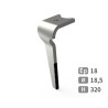 Dent de herse rotative gauche adaptable pour herse Vicon réf MA44010151