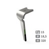 Dent de herse rotative gauche adaptable pour herse Vicon réf MA46010151