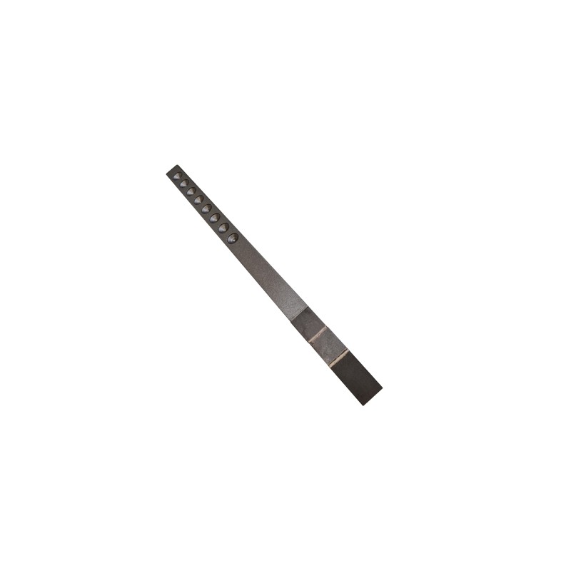 Barre carrelet 25 x 25 adaptable pour déchaumeur Gardell réf 103575