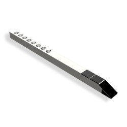 Barre carrelet 25 x 25 adaptable pour déchaumeur Gardell réf 103575